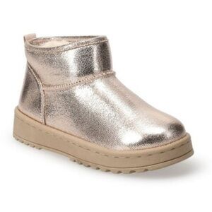 Sonoma Goods for Life Kazz Kids' Ankle Boots, Girl's, Size: 5, Glitter